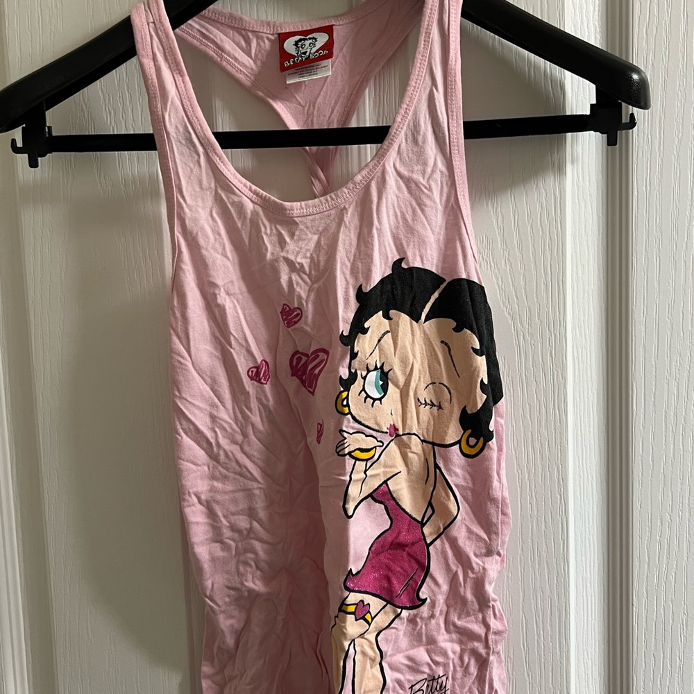 Betty Boop Pink Graphic Top